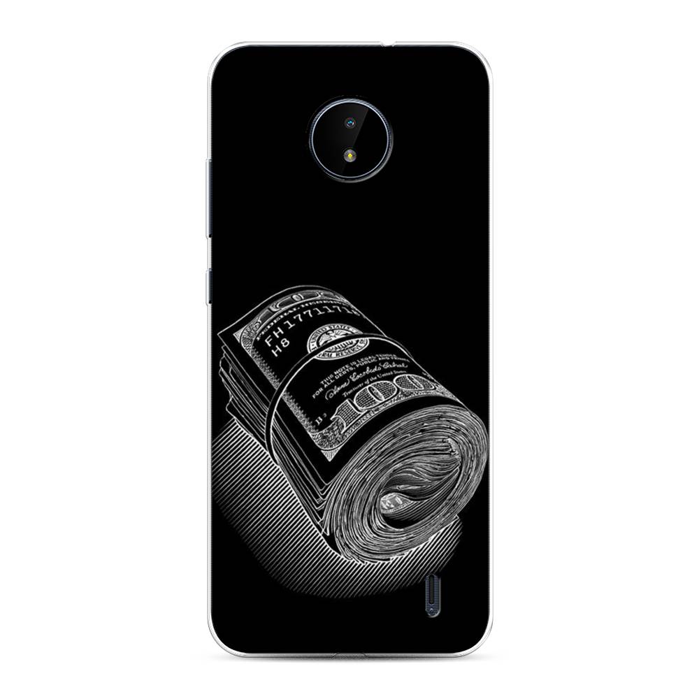 

Чехол Awog на Nokia C10 / Нокиа C10 "Кубышка денег", Черный;серебристый, 124450-5