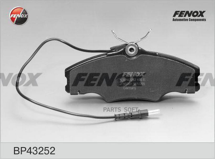 

Колодки Тормозные Peugeot 406 Fenox FENOX арт. BP43252