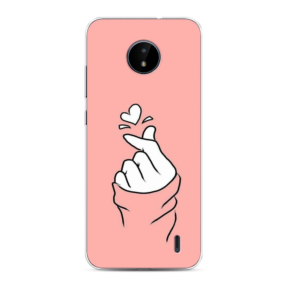 

Чехол Awog на Nokia C10 / Нокиа C10 "Любовь-щелк", Оранжевый, 124450-7