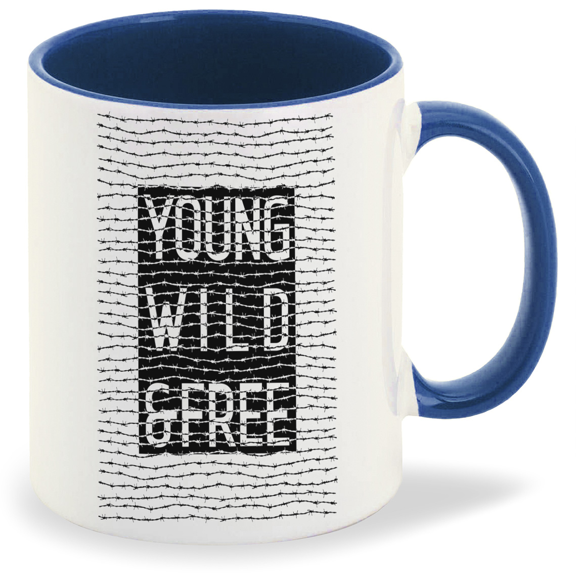 

Кружка CoolPodarok Young wild and free, Young wild and free
