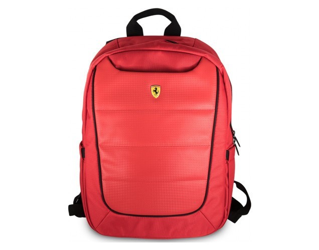 фото Рюкзак для ноутбука унисекс cg mobile scuderia backpack nylon/pu красный 15"