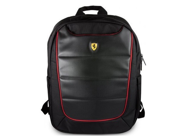 фото Рюкзак для ноутбука унисекс cg mobile scuderia backpack nylon/pu черный 15"