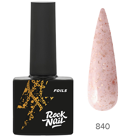 фото Гель-лак rocknail foils №840 golden girl