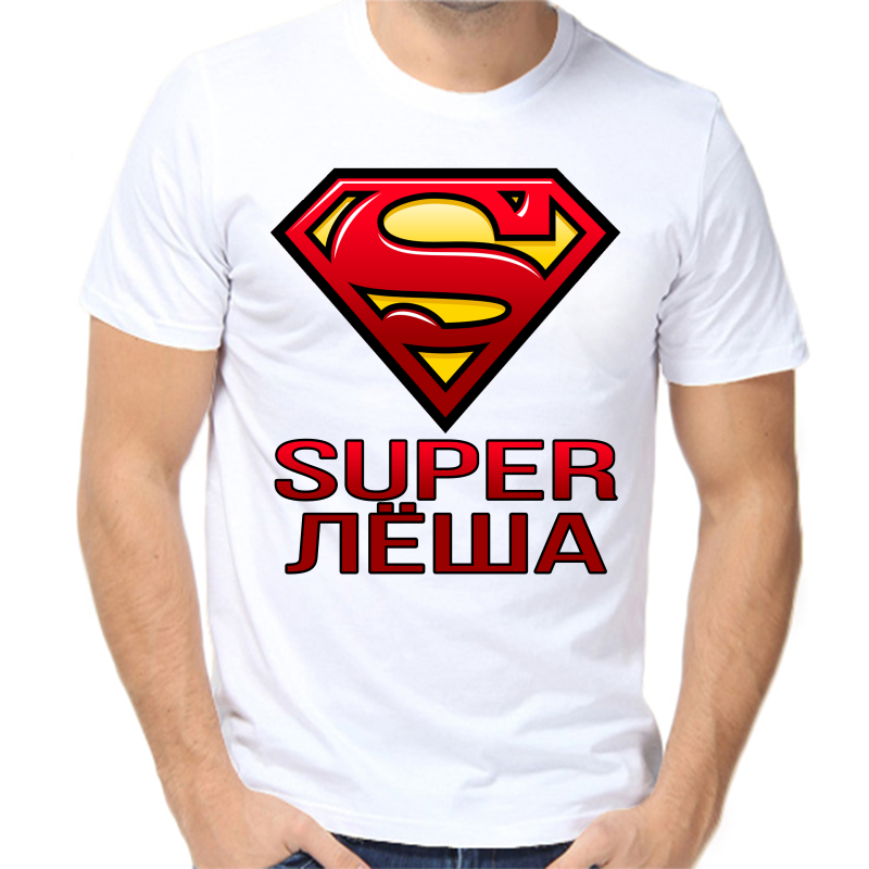 

Футболка мужская белая 58 р-р super леша, Белый, fm_super_lesha