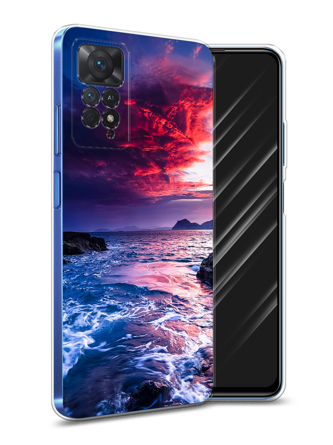 

Чехол Awog на Xiaomi Redmi Note 11 Pro "Волны 1", Разноцветный, 315650-4