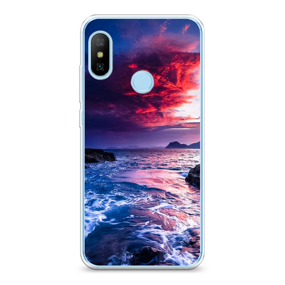 

Чехол Awog на Xiaomi A2 Lite/Redmi 6 Pro "Волны 1", Разноцветный, 34050-4