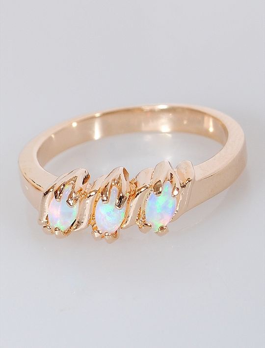 

Кольцо из бижутерного сплава р. 19 Lotus Jewelry 77R-26oj, опал, 77R-26oj