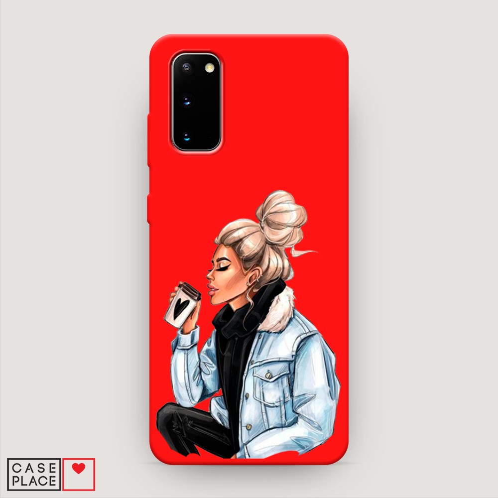 

Чехол Awog на Samsung Galaxy S20 "Cute girl", Разноцветный, 29253-1