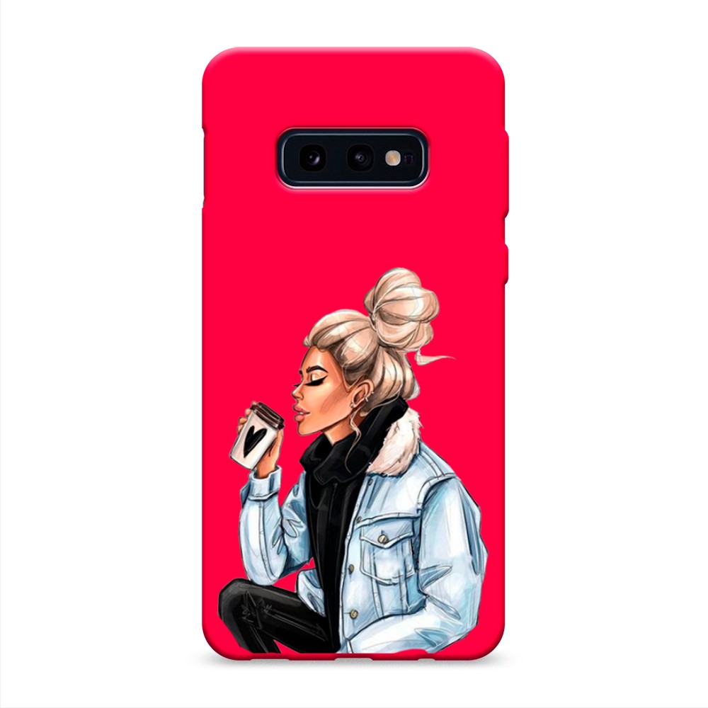 

Чехол Awog на Samsung Galaxy S10E "Cute girl", Разноцветный, 27253-1