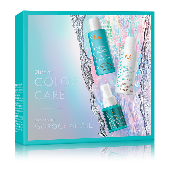 Набор MOROCCANOIL Color Care Discover шампунь 70 мл+кондиционер 70 мл+спрей 50 мл