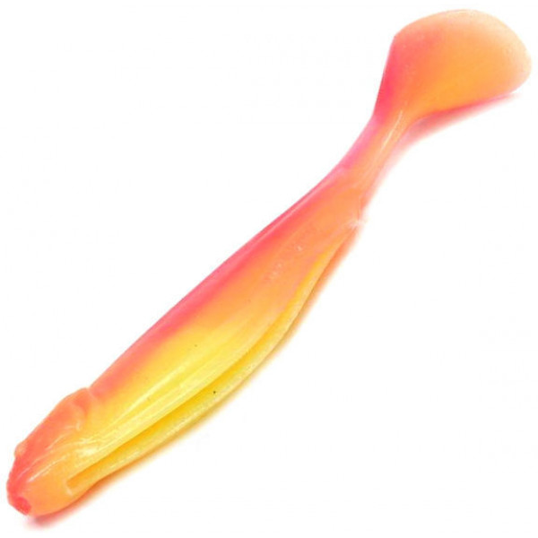 

Силикон Crazy Fish Slim Shaddy 3.2" 56-80-500SL-7-F, Желтый;розовый, 00-00021836