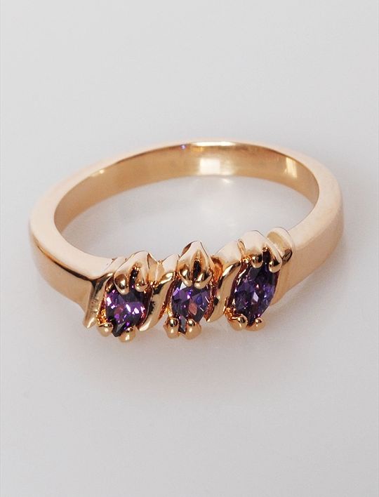 

Кольцо из бижутерного сплава р. 18 Lotus Jewelry 77R-26am, аметист, 77R-26am