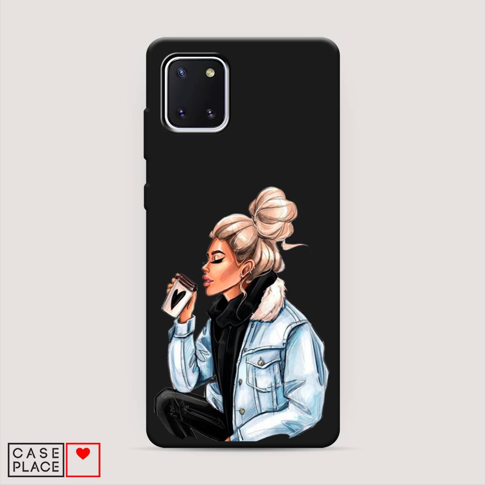 

Чехол Awog на Samsung Galaxy Note 10 lite/A81 "Cute girl", Разноцветный, 29152-1