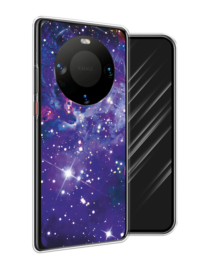 

Чехол Awog на Huawei Mate 60 "Яркая галактика", Фиолетовый, 6122150-1