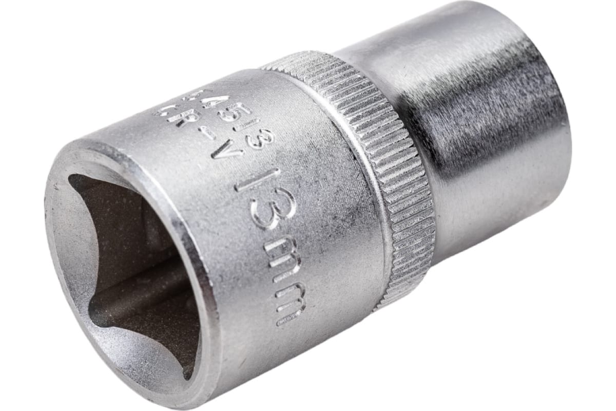 

Головка 13мм 6-гранная 1/2DR короткая FORCE 54513