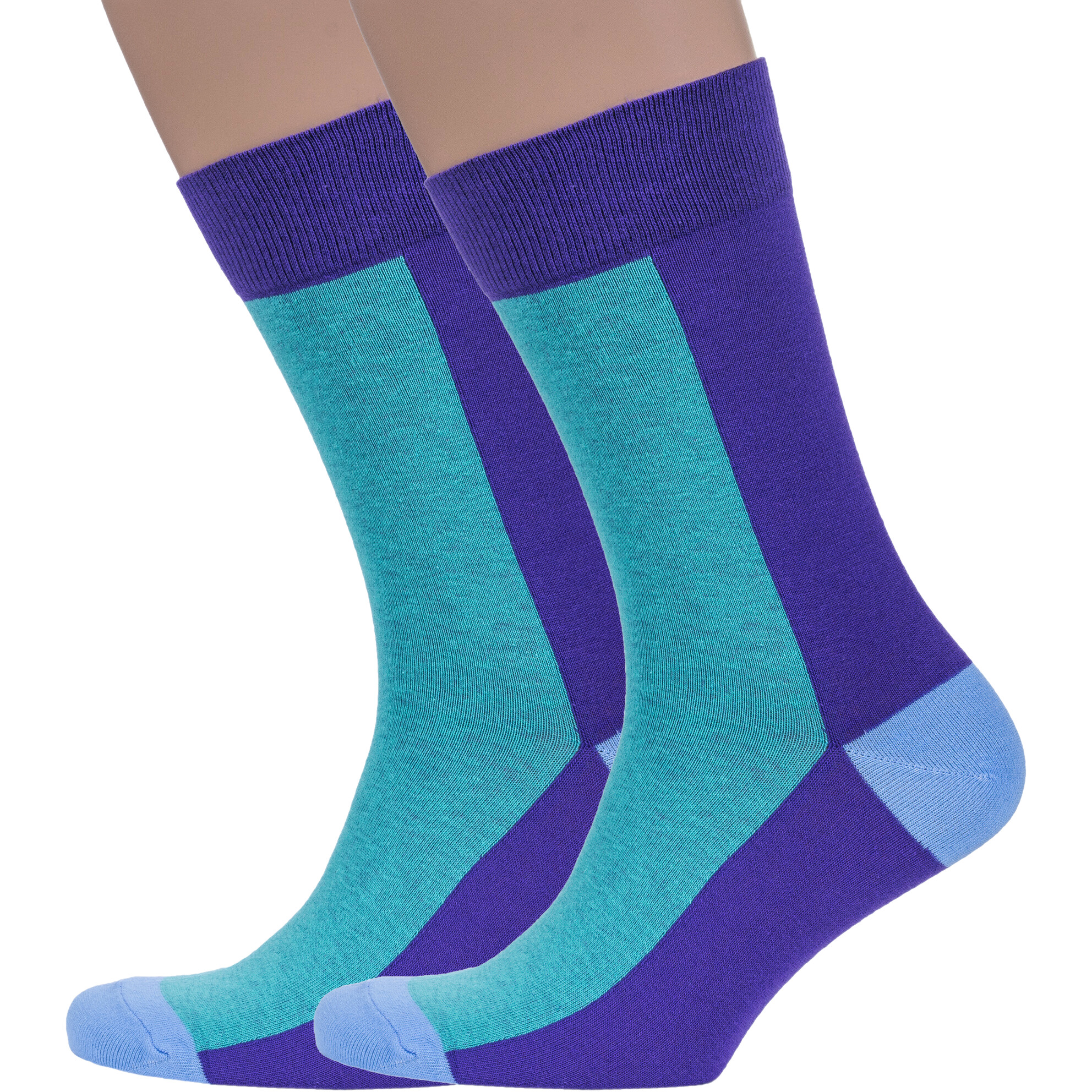 Комплект носков мужских Нева-Сокс 2-MAG-34 разноцветных 27 2 пары