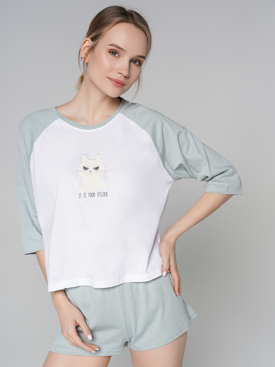 

Пижама женская ТВОЕ 86977 белая XL, 86977