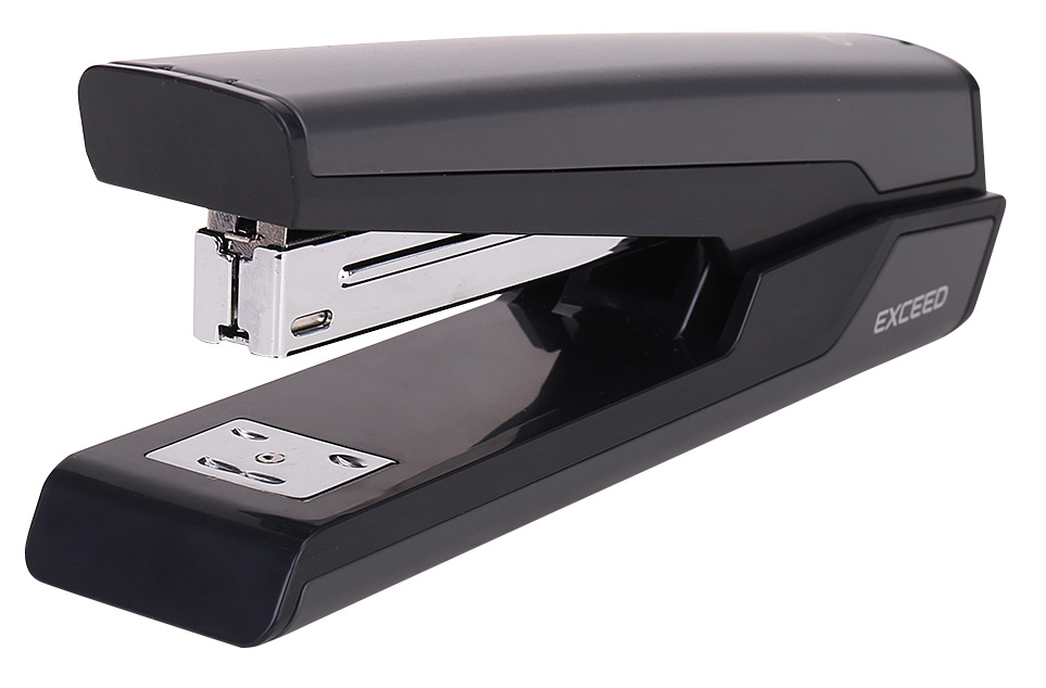 

Степлер настольный Deli E0463Black Exceed 24/6 26/6 черный 100скоб (12 шт в упаковке)