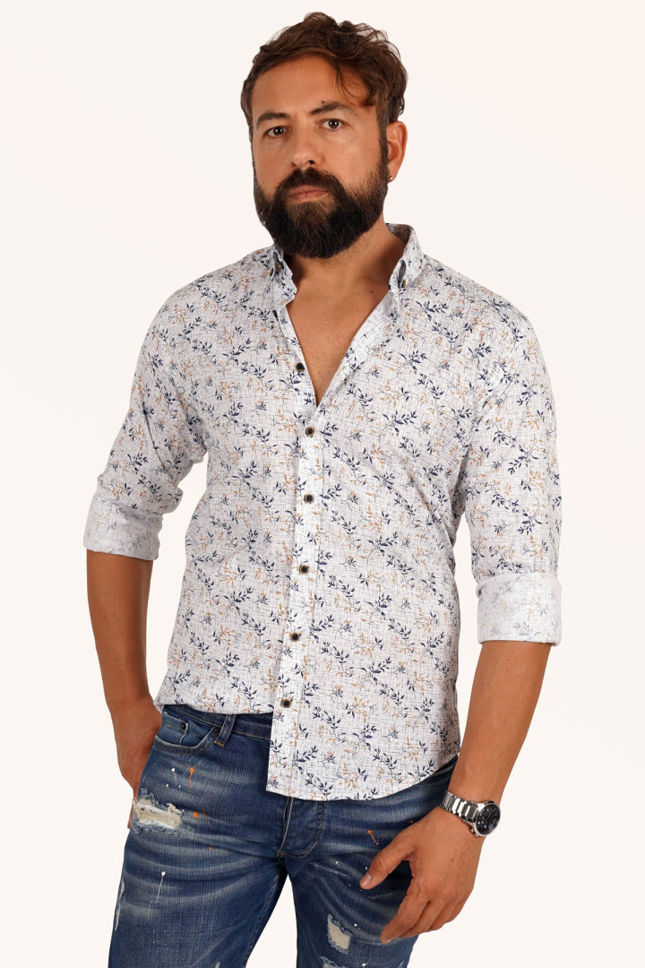 

Рубашка мужская Etikmen 35 белая XL (доставка из-за рубежа), Белый, 35