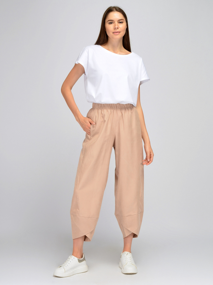 

Брюки женские Viserdi 10226 бежевые 50 RU, Бежевый, 10226