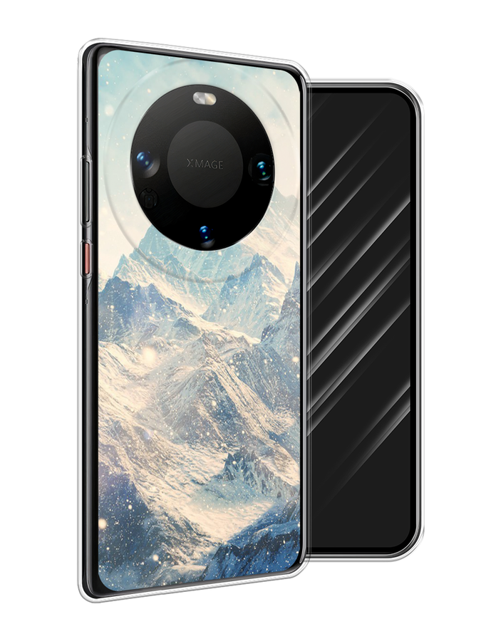 

Чехол Awog на Huawei Mate 60 "Горы 4", Бирюзовый, 6122150-1