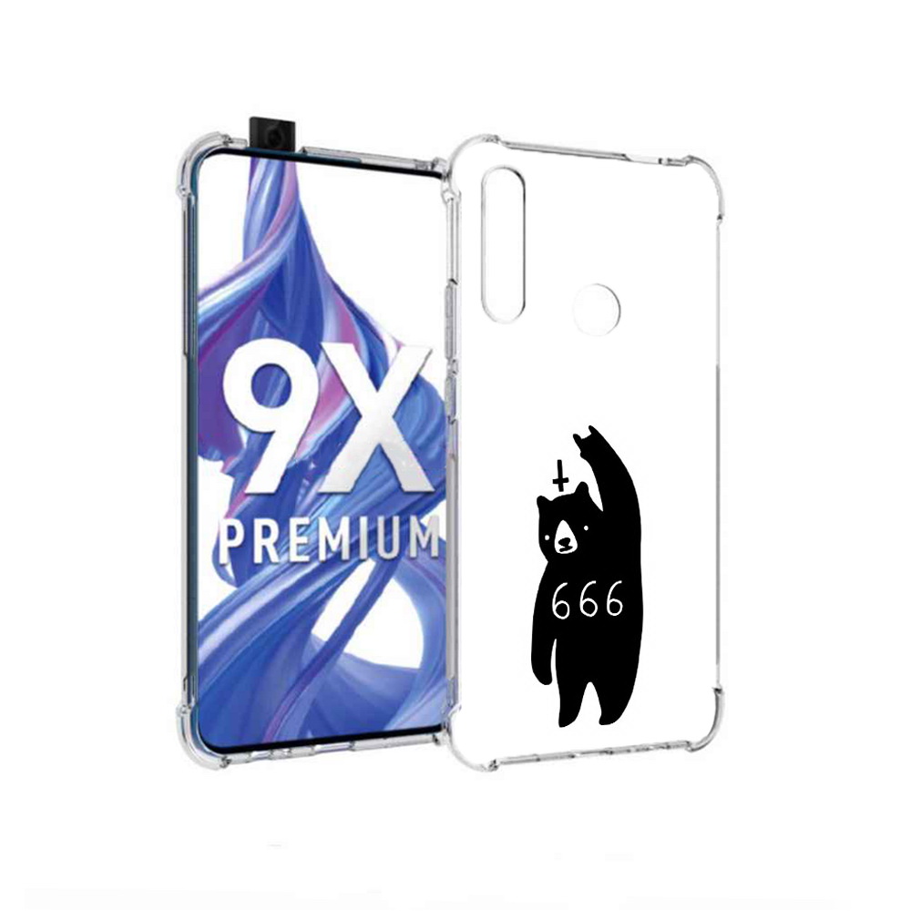 

Чехол MyPads Tocco для Honor 9X медведь 666 (PT139835.22.462), Прозрачный, Tocco