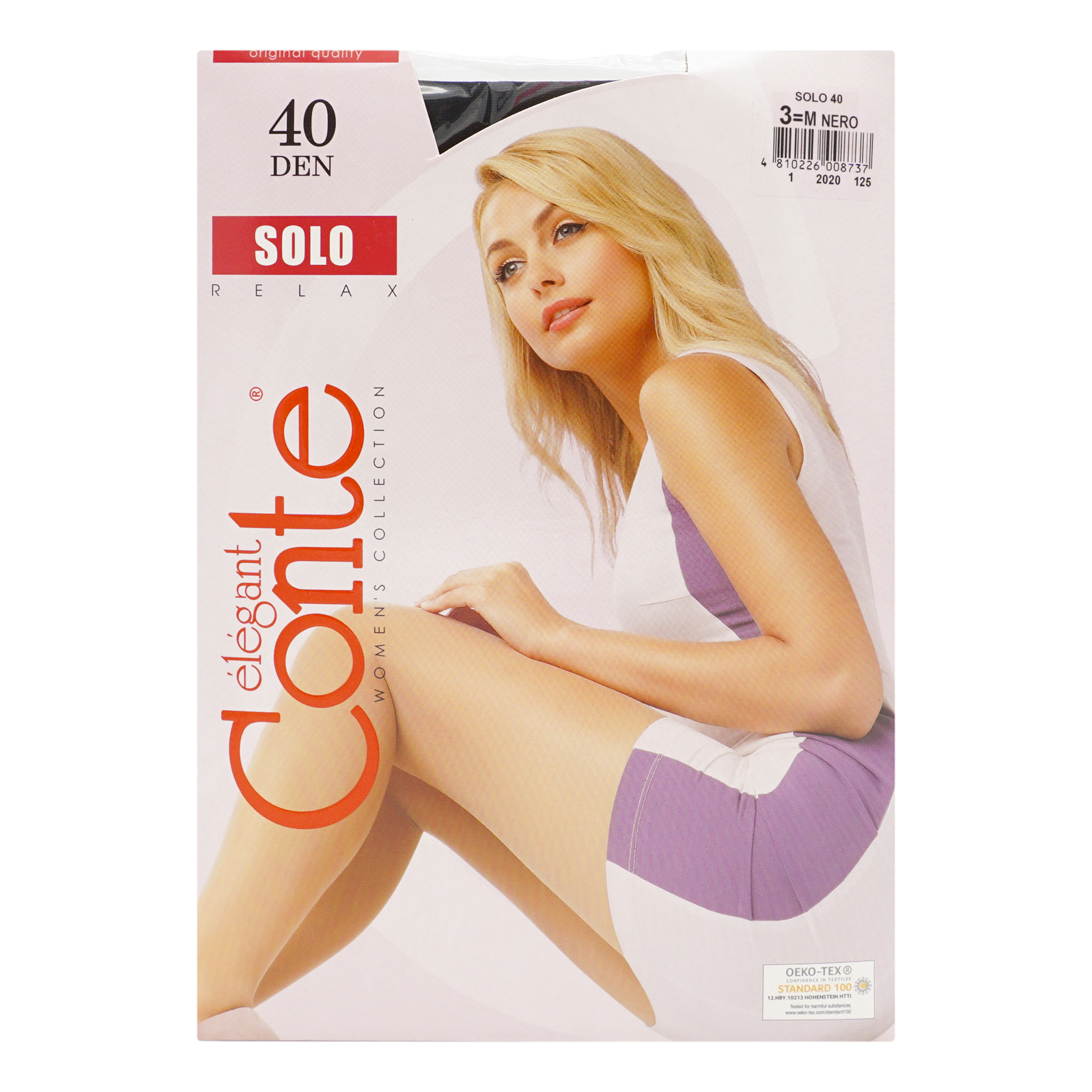 

Колготки женские Conte Elegant черные 3, Черный