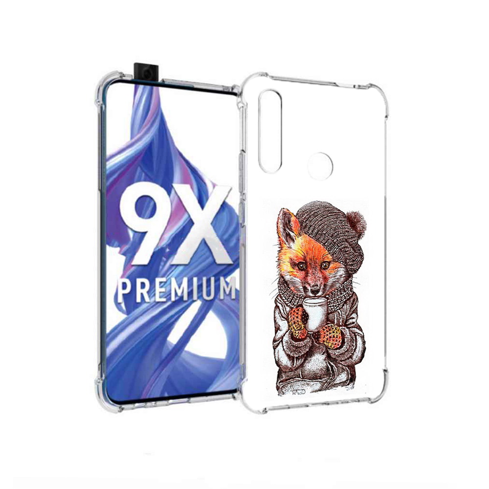 

Чехол MyPads Tocco для Honor 9X лиса в шапке (PT139835.22.437), Tocco
