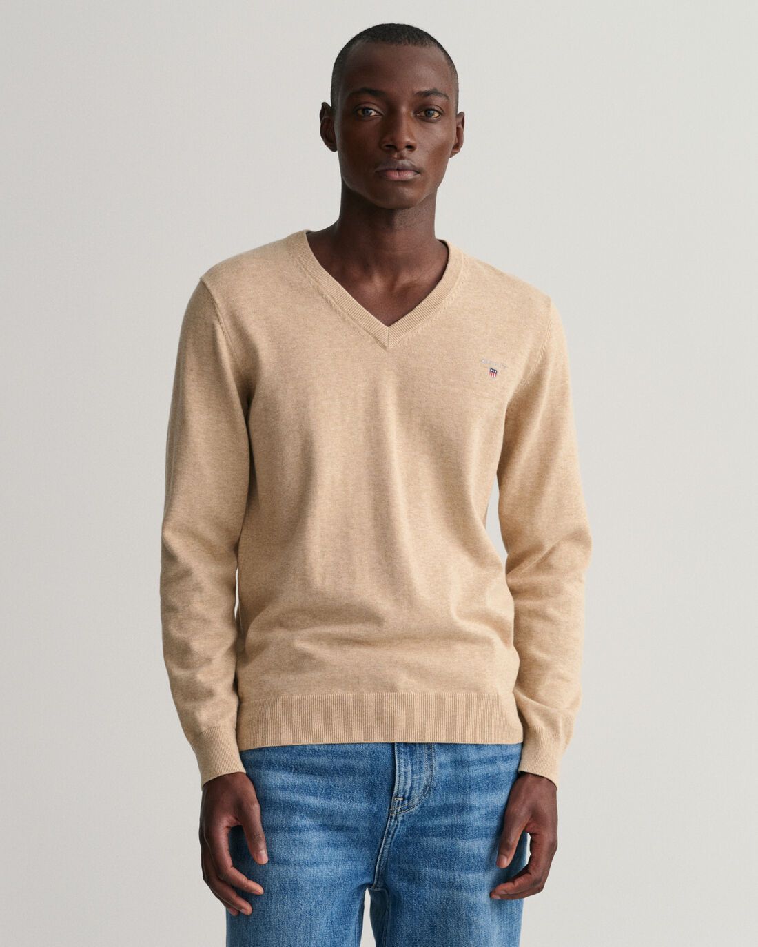 Пуловер мужской GANT 8030552 коричневый XL