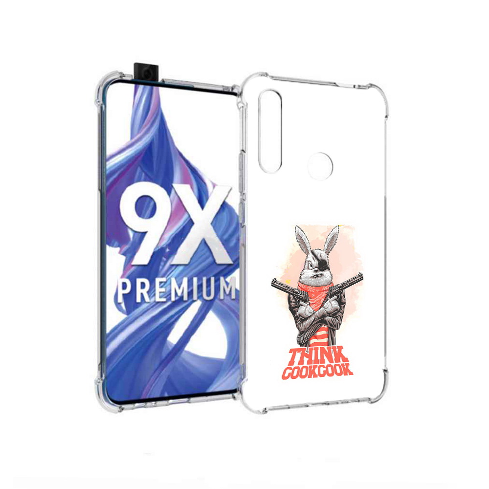 

Чехол MyPads Tocco для Honor 9X кролик пират (PT139835.22.419), Прозрачный, Tocco