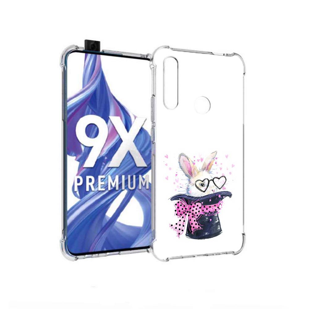 

Чехол MyPads Tocco для Honor 9X кролик в шляпе (PT139835.22.418), Прозрачный, Tocco