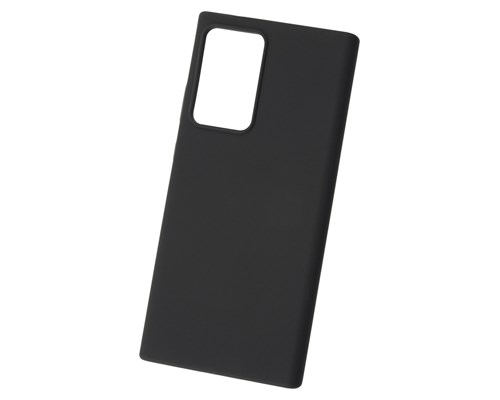 фото Чехол newlevel liquid silicone hard black для samsung galaxy note20 ultra