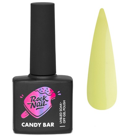 фото Гель-лак rocknail candy bar №490 lemonade in the limo