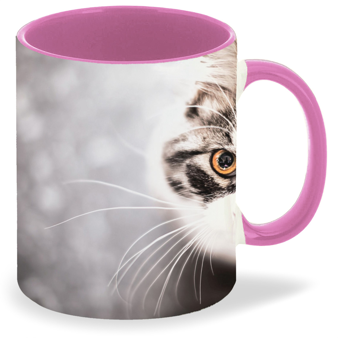 

Кружка CoolPodarok Кошка смотрит на верх, Кошка смотрит на верх