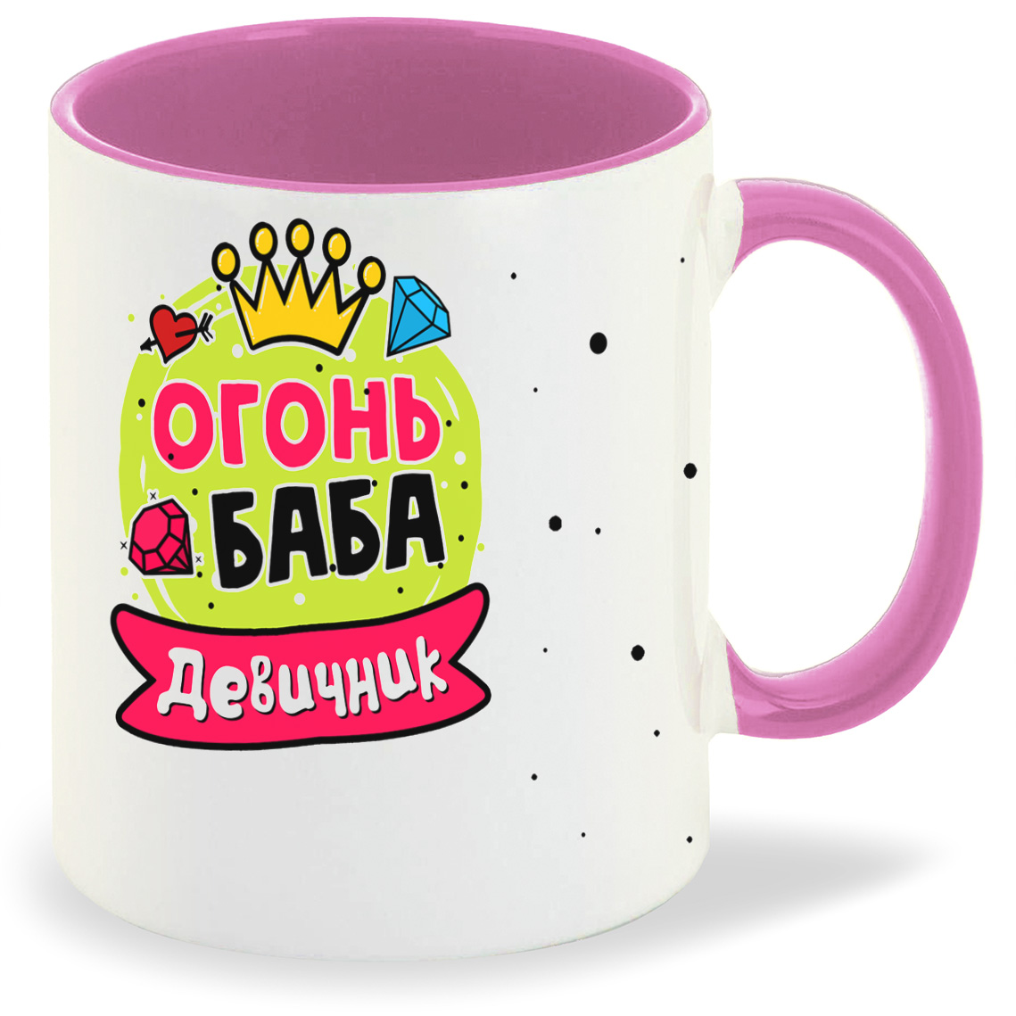 

Кружка CoolPodarok Девичник огонь баба, Девичник огонь баба