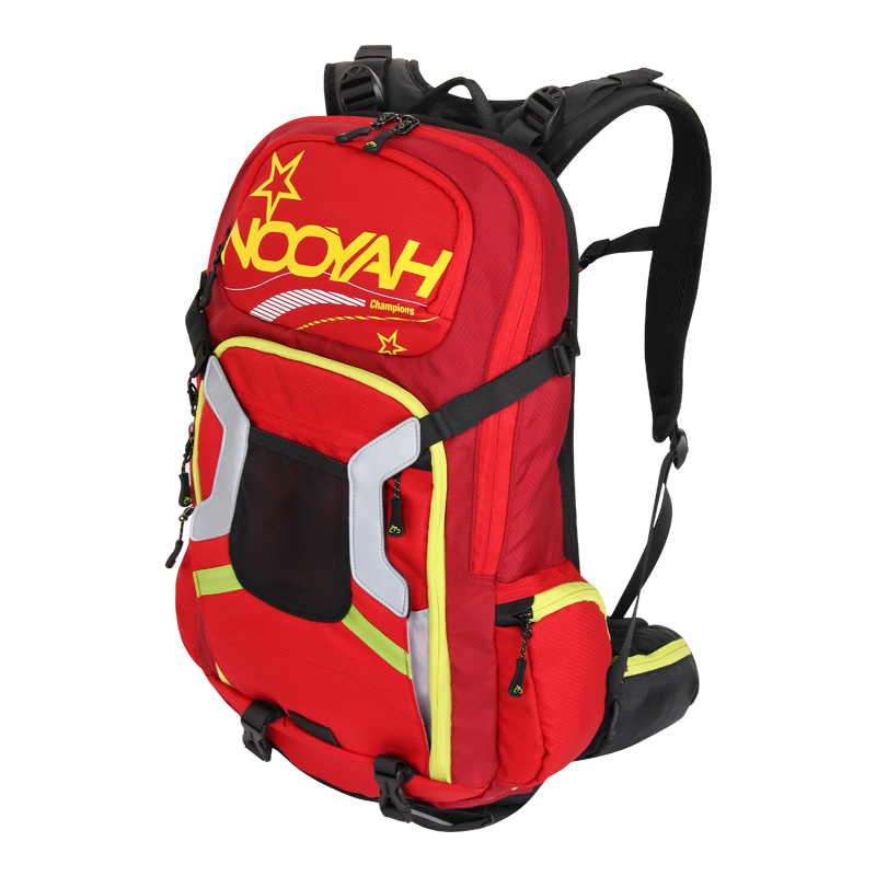 Рюкзак велосипедный Nooyah BK020-A PROTECTOR (с защитой спины), цвет красный