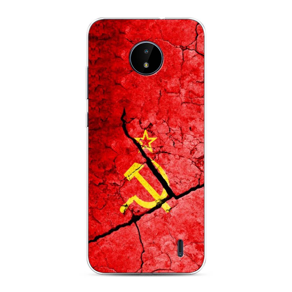 

Чехол Awog на Nokia C10 / Нокиа C10 "СССР", Красный;черный;желтый, 124450-5