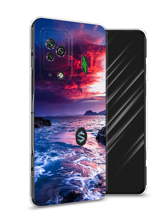 

Чехол Awog на Xiaomi Black Shark 5 Pro "Волны 1", Разноцветный, 314150-4