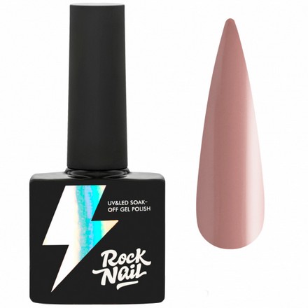 фото Гель-лак rocknail basic №122 milk chocolate