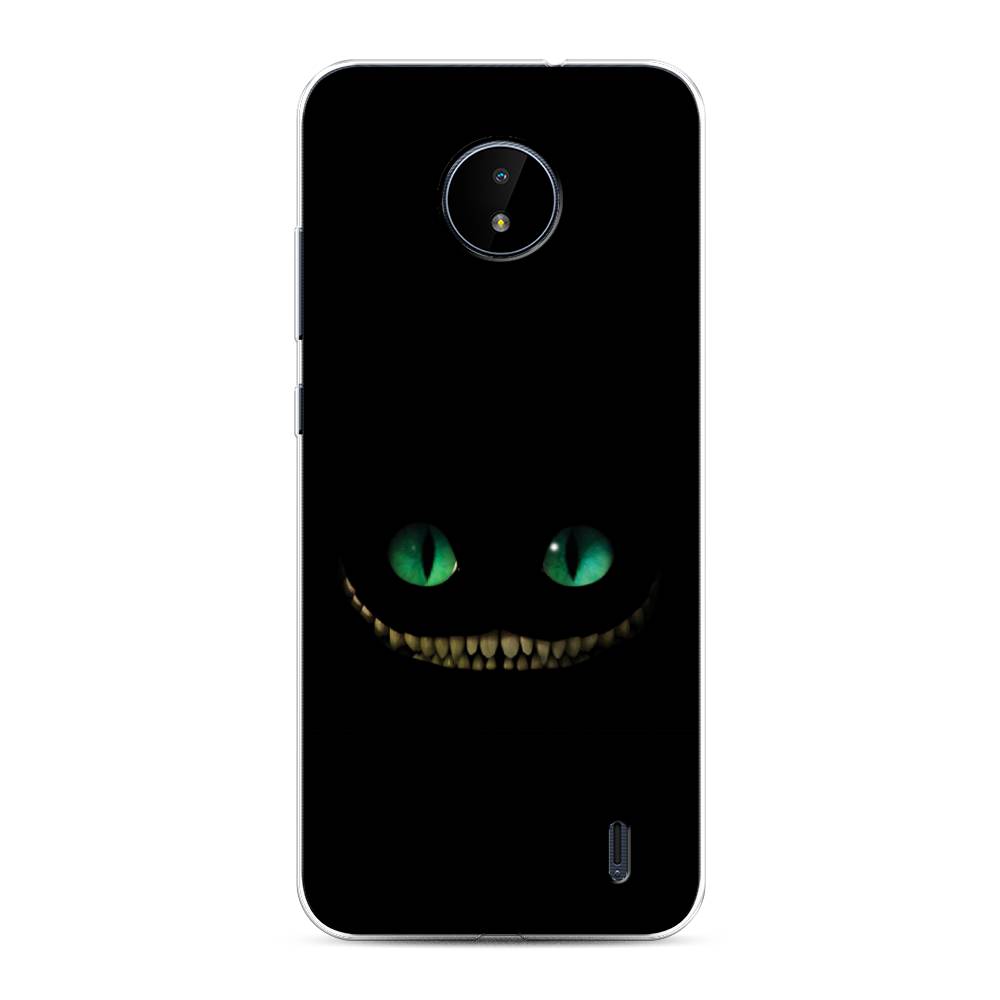

Чехол Awog на Nokia C10 / Нокиа C10 "Зеленоглазый чеширский кот", 124450-10