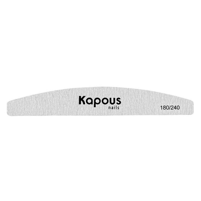 Пилка Kapous Professional Accessories для искусственных ногтей 180/240 1 шт kapous кисточка из искусственных волокон бронзовая