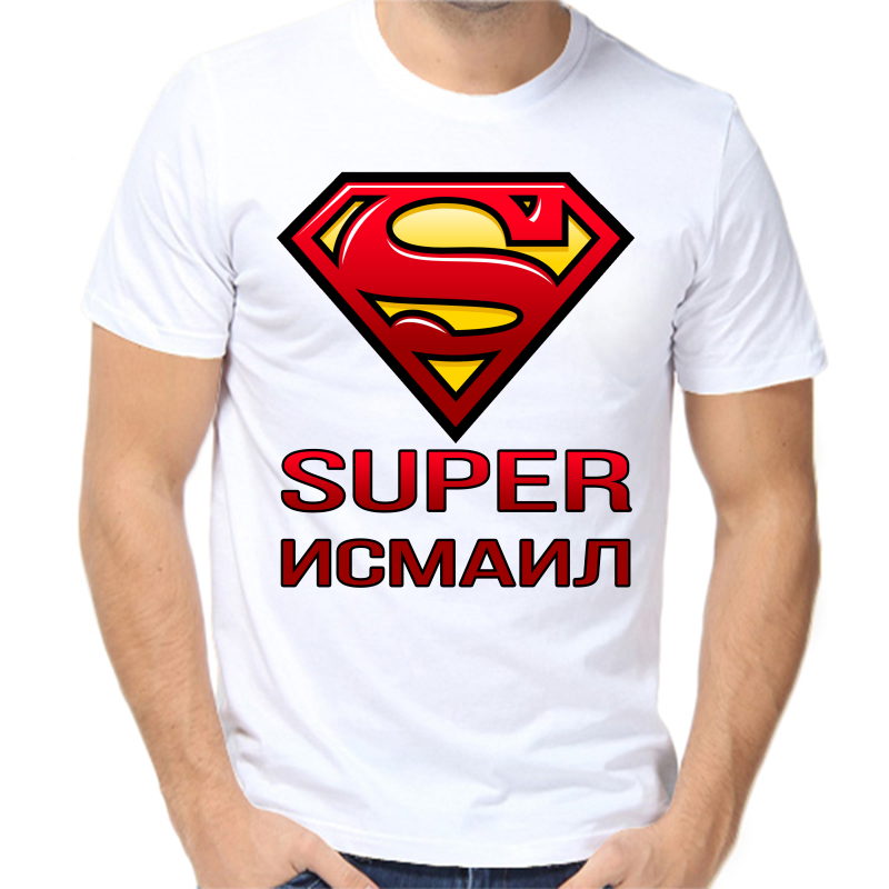 

Футболка мужская белая 70 р-р super исмаил, Белый, fm_super_ismail