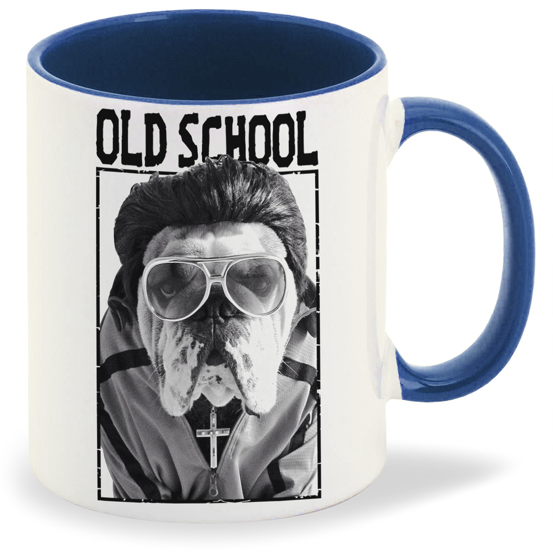 

Кружка CoolPodarok Old scool Бульдог, Old scool Бульдог