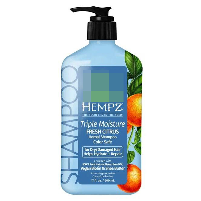 Шампунь Hempz Hair Care Triple Moisture Daily Herbal Replenishing Shampoo 500 мл alterna шампунь биоревитализация для увлажнения с морским шелком caviar anti aging replenishing moisture shampoo 250 мл