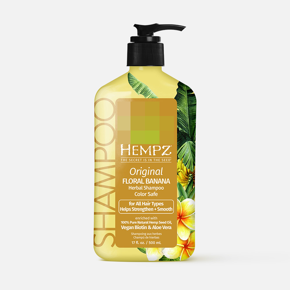 

Шампунь Hempz Hair Care Original Herbal Shampoo For Damaged&Color Treated Hair 500 мл, Original Herbal Shampoo For Damaged & Color Treated Hair