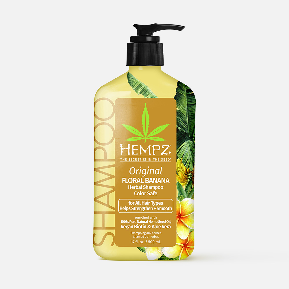 Шампунь Hempz Hair Care Original Herbal Shampoo For Damaged&Color Treated Hair 500 мл