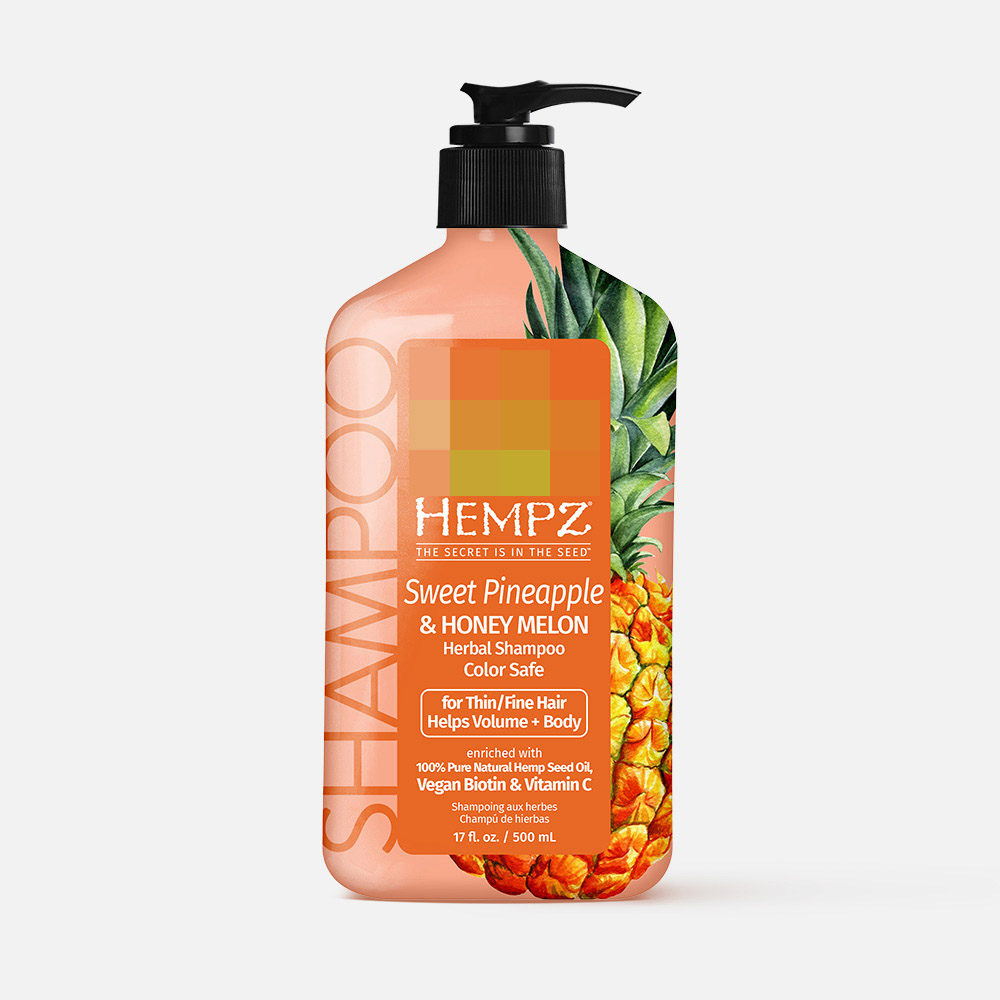 Шампунь Hempz Hair Care Sweet PineappleHoney Melon Herbal Volumising Shampoo 500 мл 4320₽