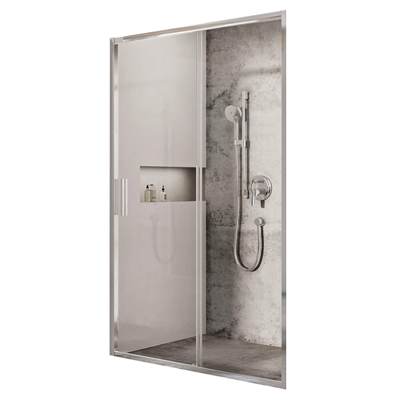 

Душевая дверь Ravak Blix Slim BLSDP2-110 X0PMD0C00Z1 профиль Хром стекло Transparent, Blix
