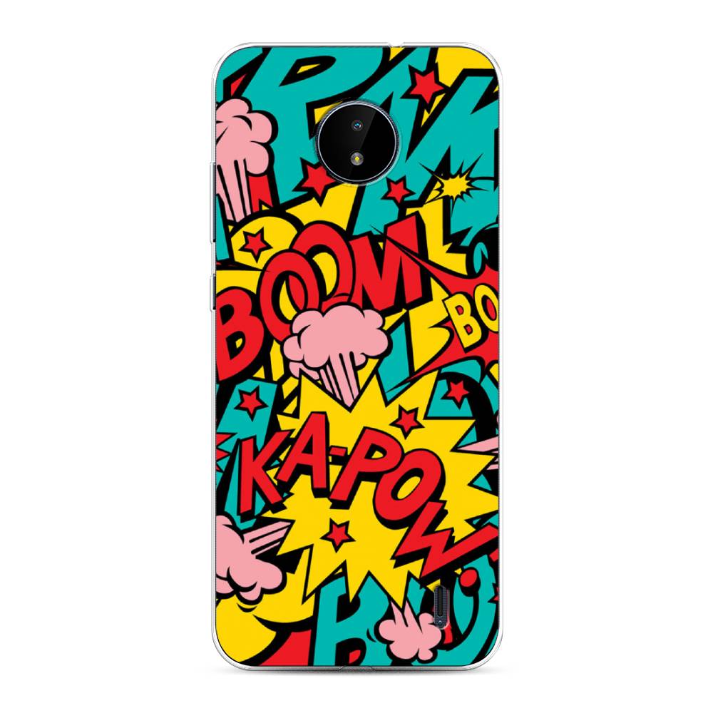 

Чехол Awog на Nokia C10 / Нокиа C10 "Постер pop art", Голубой;желтый;красный, 124450-9