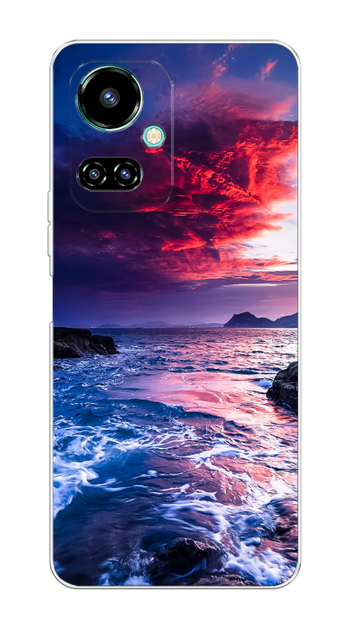 

Чехол Awog на Tecno Camon 19/19 Pro 4G "Волны 1", Разноцветный, 302250-4